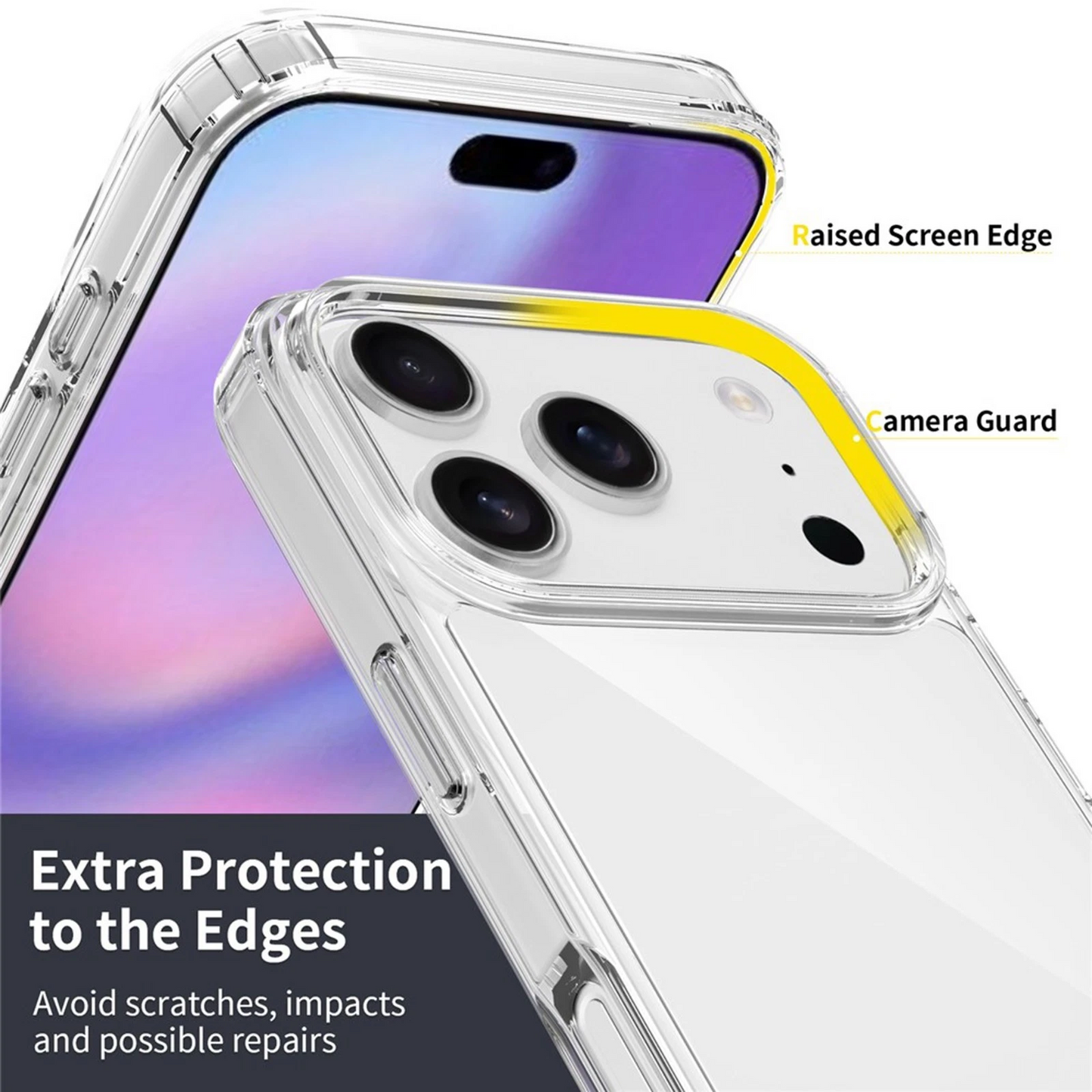 Gorilla Clear Case Back Cover For Iphone 17 Series Shock Proof 2Mm Thickness“ Premium Quality, Stylish & Durable Protective Case