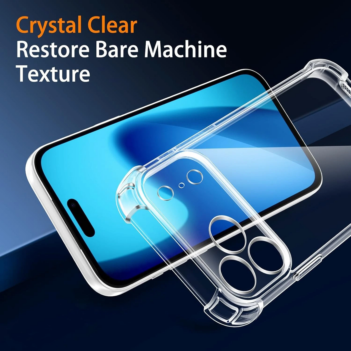 Gorilla Clear Case For iPhone 17 Series Anti Shock + Screen Protector