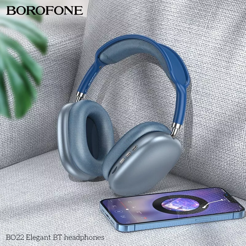 BOROFONE Pro Max WIRELESS BLUETOOTH HEADPHONES STYLISH BODY QUALITY SOUND