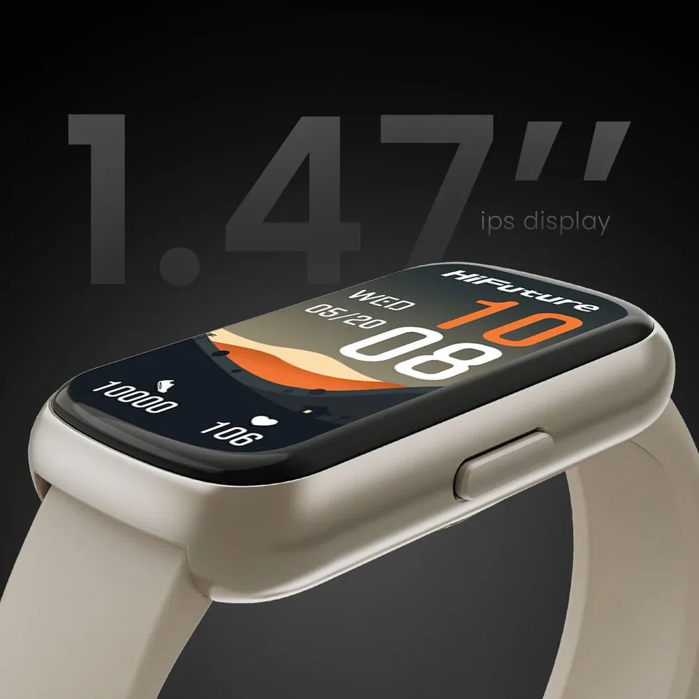 HiFuture EVO2 Smartwatch – 1.47" Display, 100+ Sports Modes, IP68 Waterproof