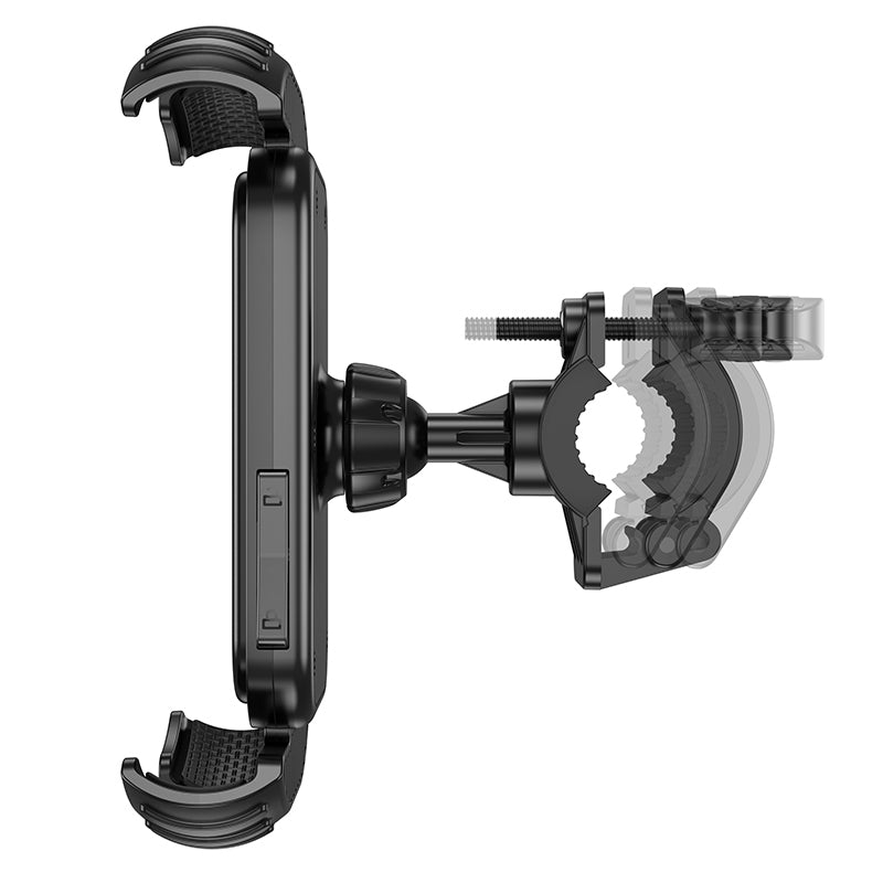 Borofone BH105 Crown Bicycle & Motorcycle Phone Holder – Universal Mount for 4.7"-7.0" Smartphones, Secure Grip, Adjustable, Black