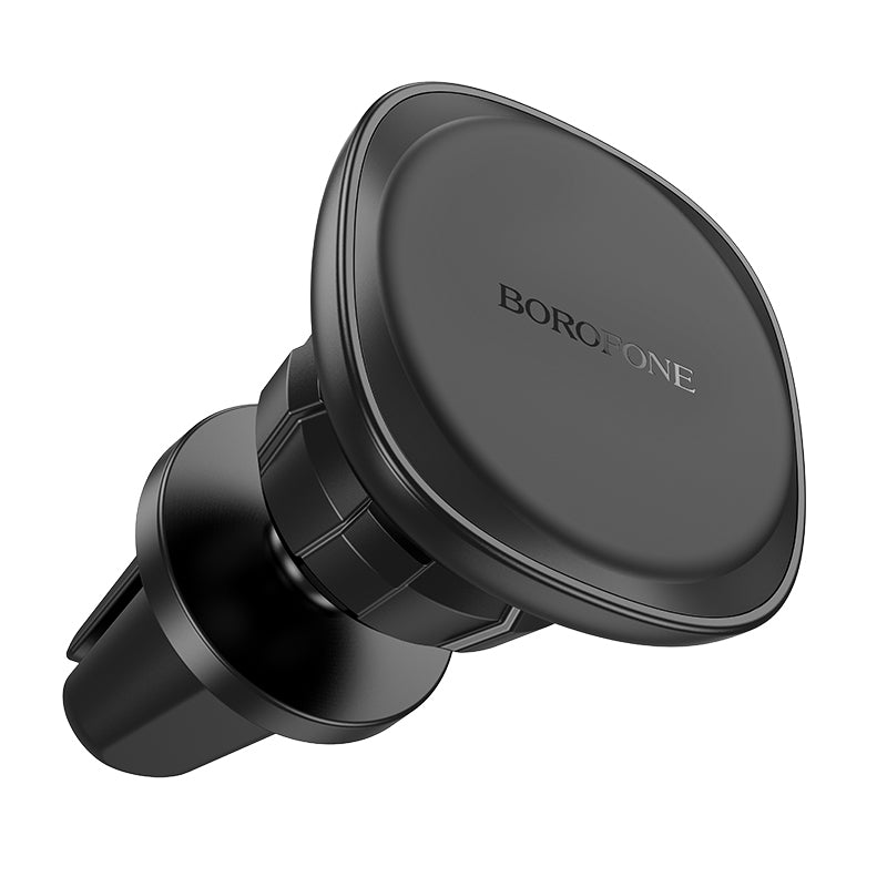 Borofone BH102 Cloud Magnetic Car Air Vent Phone Holder – Universal Mount for 4.5"-7" Smartphones, Secure Grip, 360° Rotation, Black