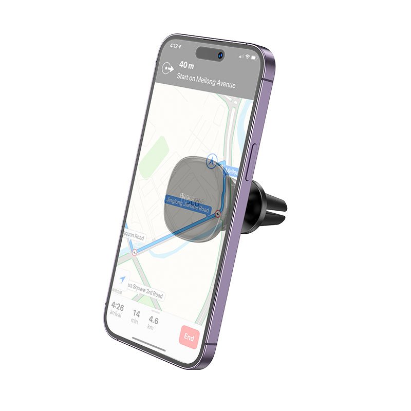Borofone BH102 Cloud Magnetic Car Air Vent Phone Holder – Universal Mount for 4.5"-7" Smartphones, Secure Grip, 360° Rotation, Black