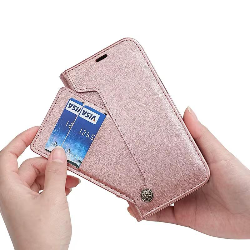 Flip Magnetic Wallet Stand Leather Cover Case For iPhone 13 to 7 – All-in-One Protection & Style