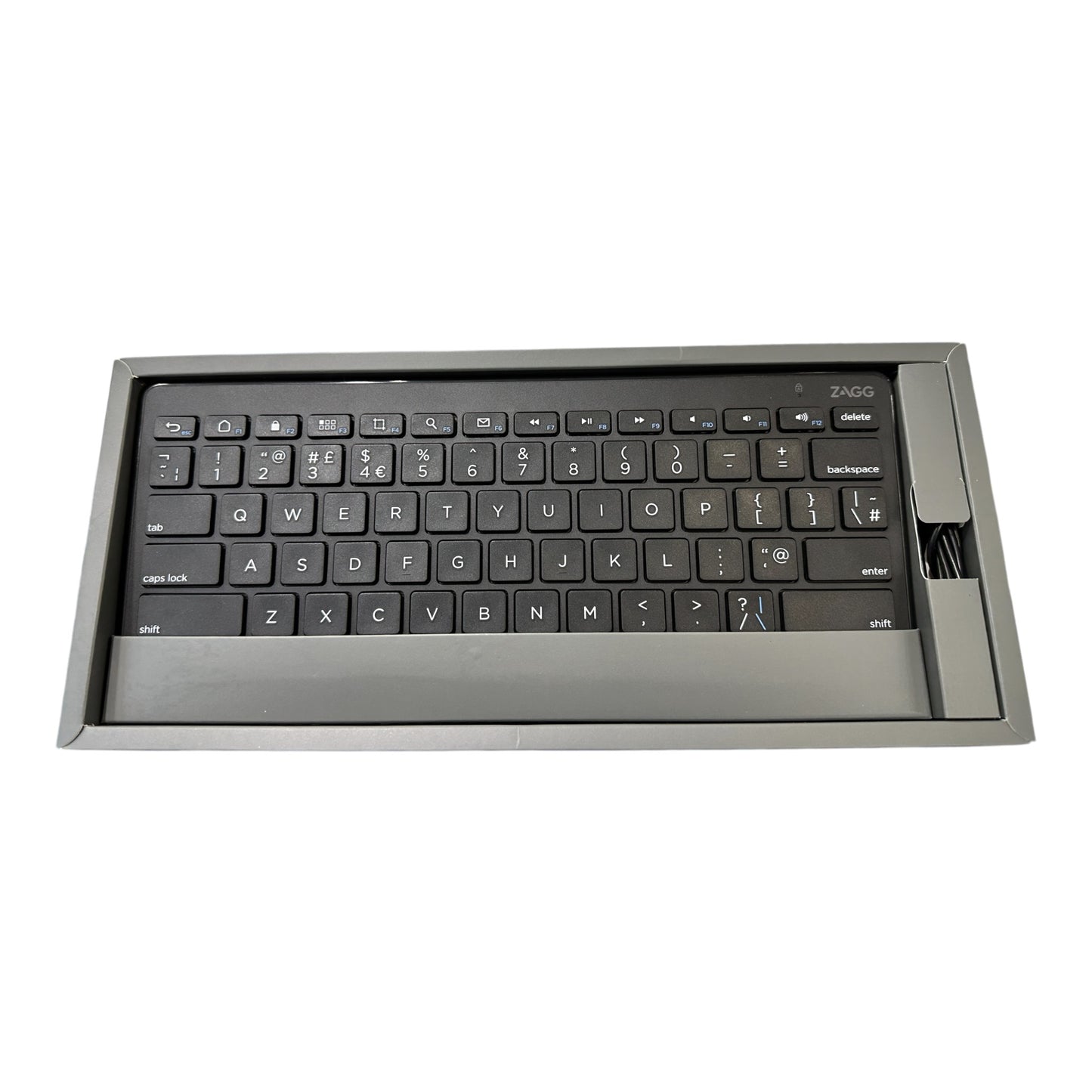 ZAGG Tablet Keyboard 1.5m USB-C Cable Connectivity Tablet Smartphone Pc Laptop Universal - QWERTZ
