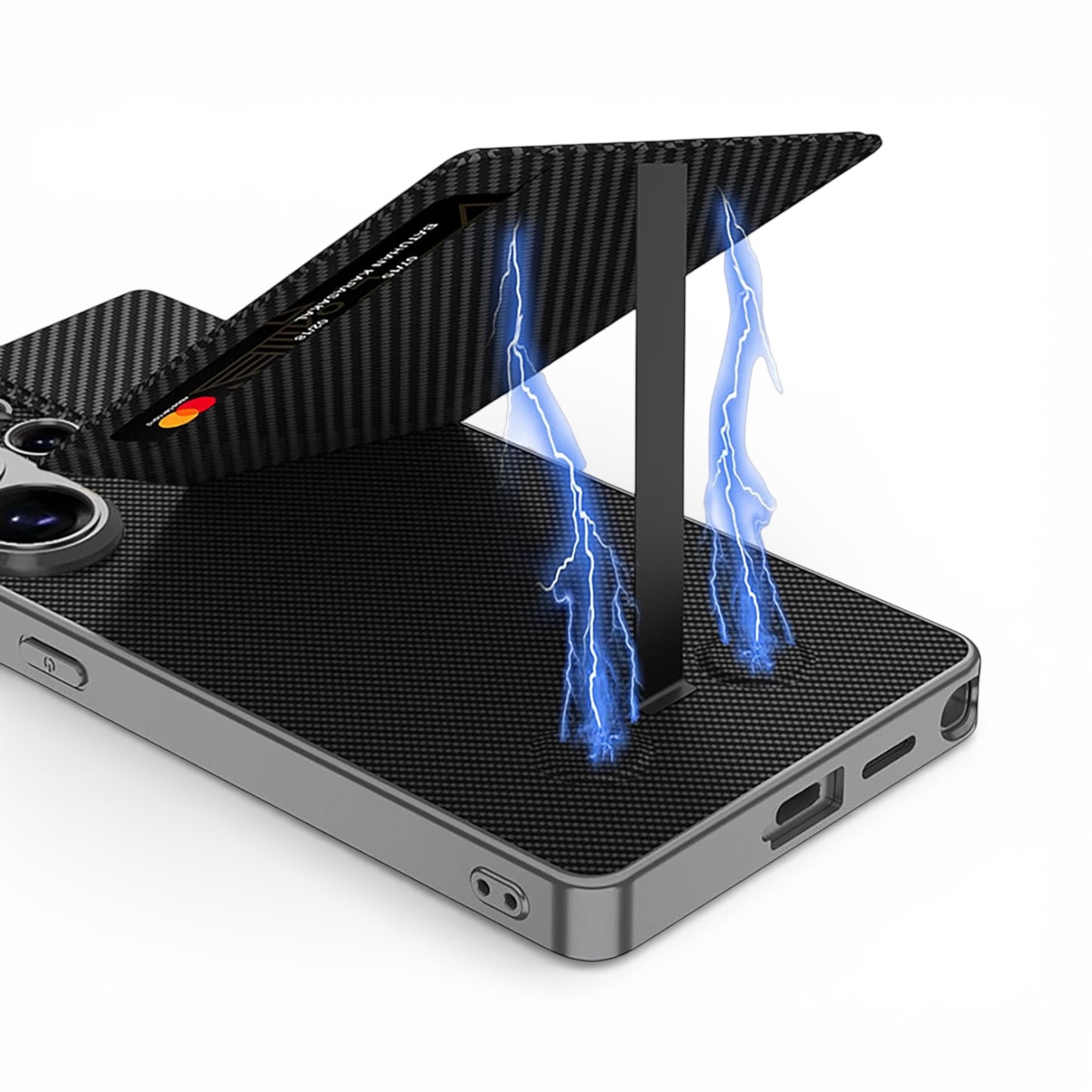 New Design Case For Samsung S26 Ultra, S25 Ultra Stand Plus Card Holder Cover - Business Series Phone Case