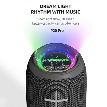 Hopestar P20 Pro Waterproof Wireless Bluetooth Speaker – Grey - PowerSound - Good for indoor Parties