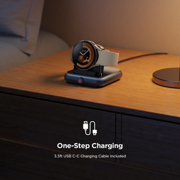 Wireless Charger Dock For Samsung Galaxy Watch With Type C Cable Black“ Premium Quality, Stylish & Durable Protective Case