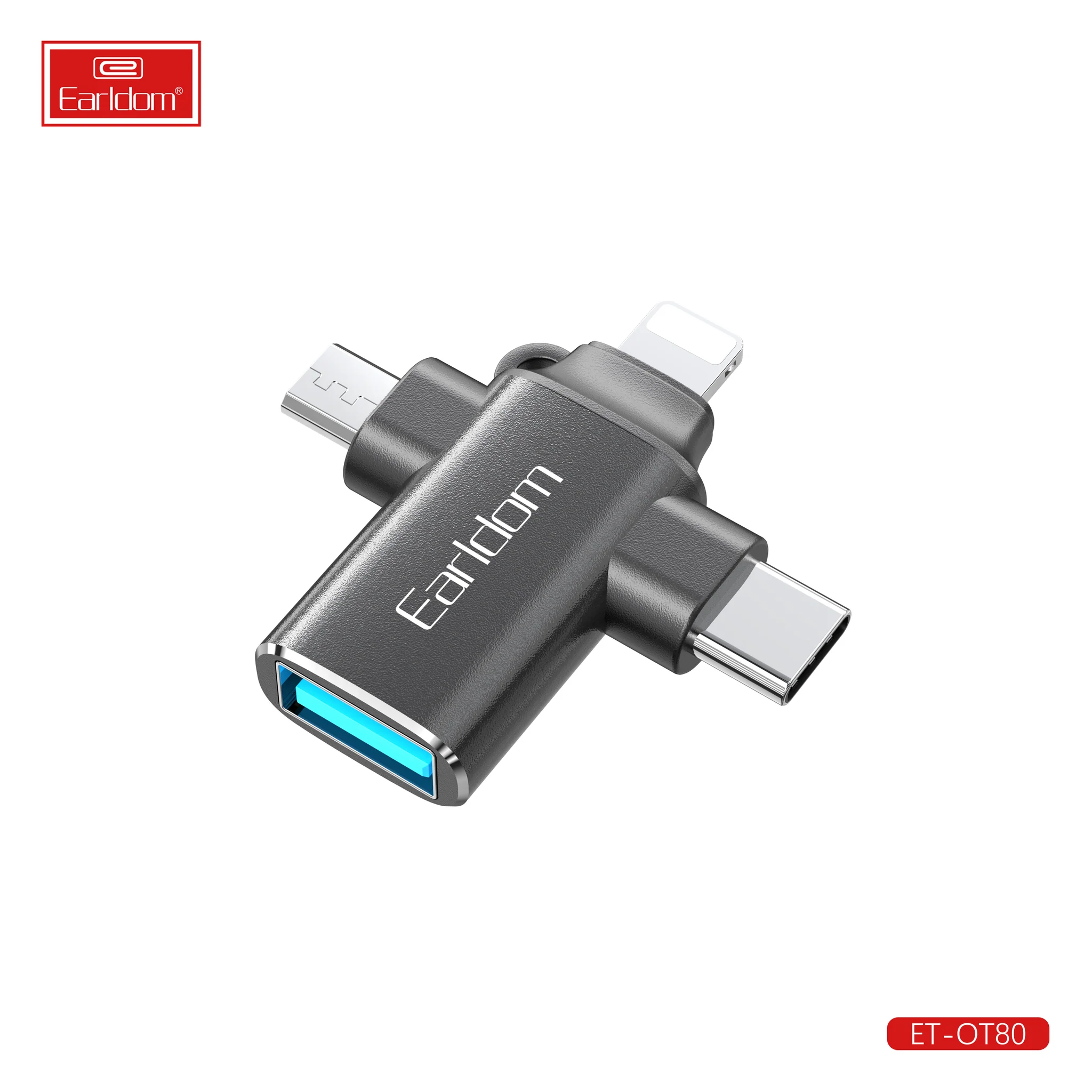 3 In 1 Otg Data Transmission Adapter By Earldom“ Premium Quality, Stylish & Durable Protective Case