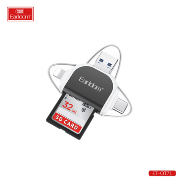 6 In 1 Otg Card Reader By Earldom“ Premium Quality, Stylish & Durable Protective Case