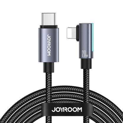 JOYROOM S-CL020A17 20W Type C - 8-Pin Right Angle Fast Charging Data Cable 1.2M