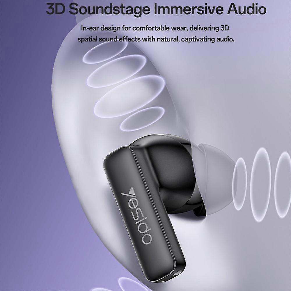 Yesidio TWS40 Earbuds Noice Reduction Battery Level Display