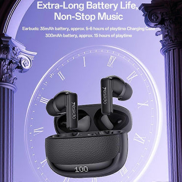 Yesidio TWS40 Earbuds Noice Reduction Battery Level Display