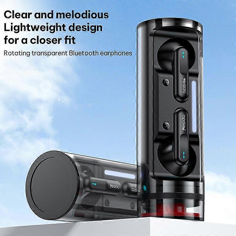 Earburds 360Degree Rotation Charging Case Breathing light Ergonomic Design