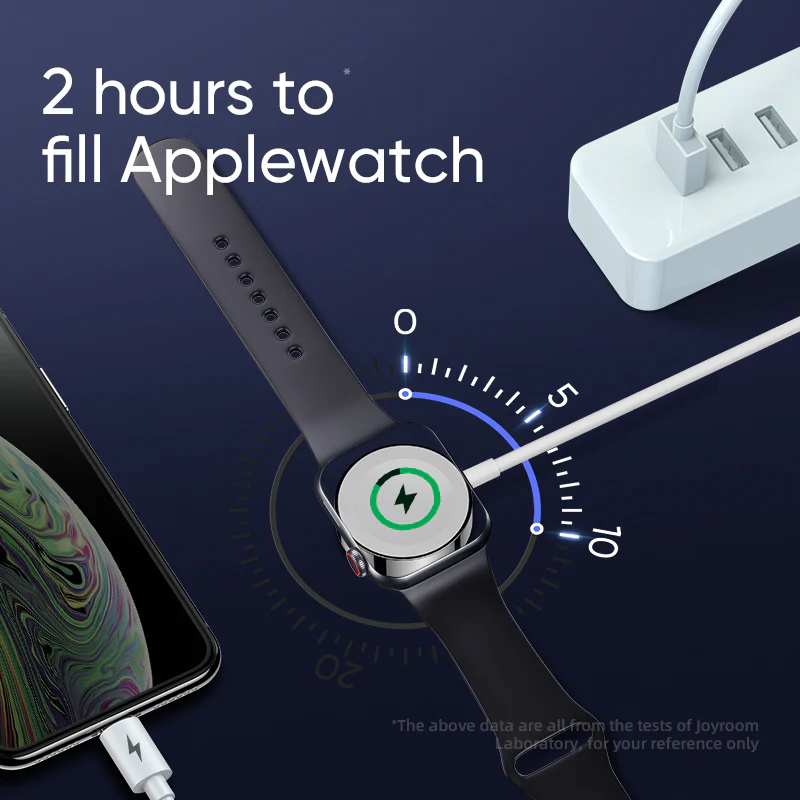 2 In 1 Magnetic Wireless Charger For Ip Watch Lightning Cable 1 5M“ Premium Quality, Stylish & Durable Protective Case