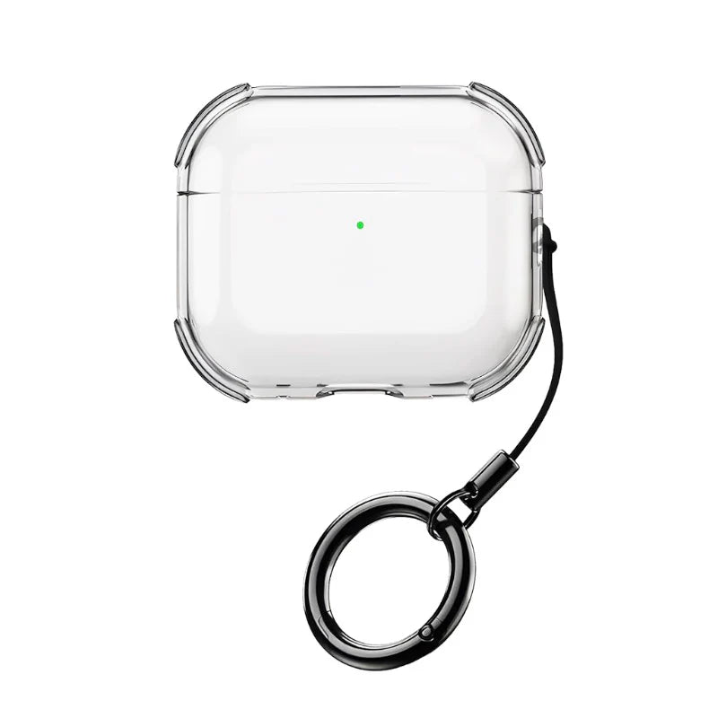 Clear Case For AirPod 1,2,3,4,Pro/2, Protection, See Thru, Soft Transparent Cover, Hanging