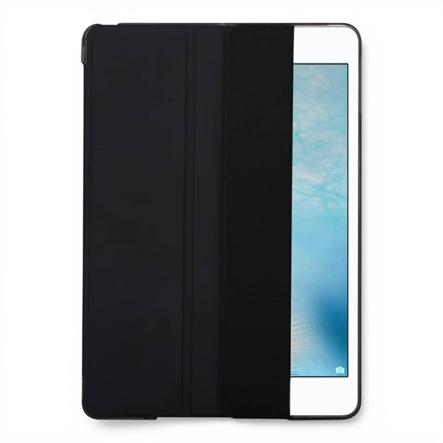 Case For Apple iPad Air 1 2013, iPad Air 2 2014, iPad 5th Generation 9.7” 2017 & 6th Gen 9.7” 2018, Slim Lightweight Smart Shell Stand Cover for iPad 9.7-inch (Black)