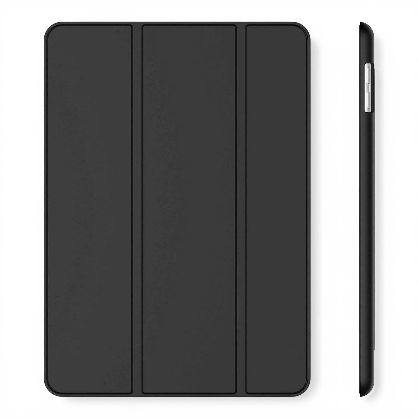 Case For Apple iPad Air 1 2013, iPad Air 2 2014, iPad 5th Generation 9.7” 2017 & 6th Gen 9.7” 2018, Slim Lightweight Smart Shell Stand Cover for iPad 9.7-inch (Black)
