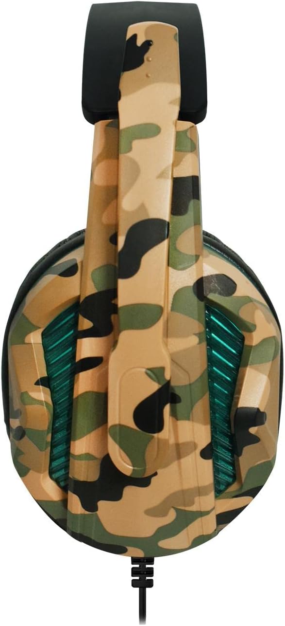 Camouflage Gaming Headset 3.5mm AUX Jack Wired Headphones Gamer Cool Game Headphone With Microphone  Built-In