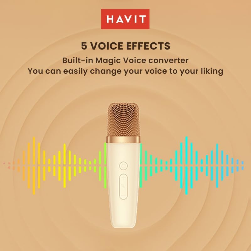 HAVIT SK823BT Portable Waterproof Bluetooth Speaker with Microphone