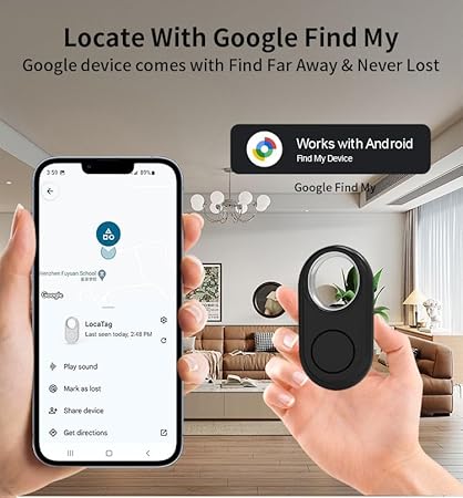 Smart Finder Tracker Ring for Android Google Find My Device Global Positioning