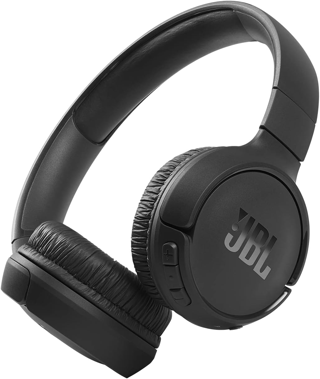 JBL Tune 510BT Wireless On-Ear Headphones - Bluetooth 5.0 Pure Bass - Black