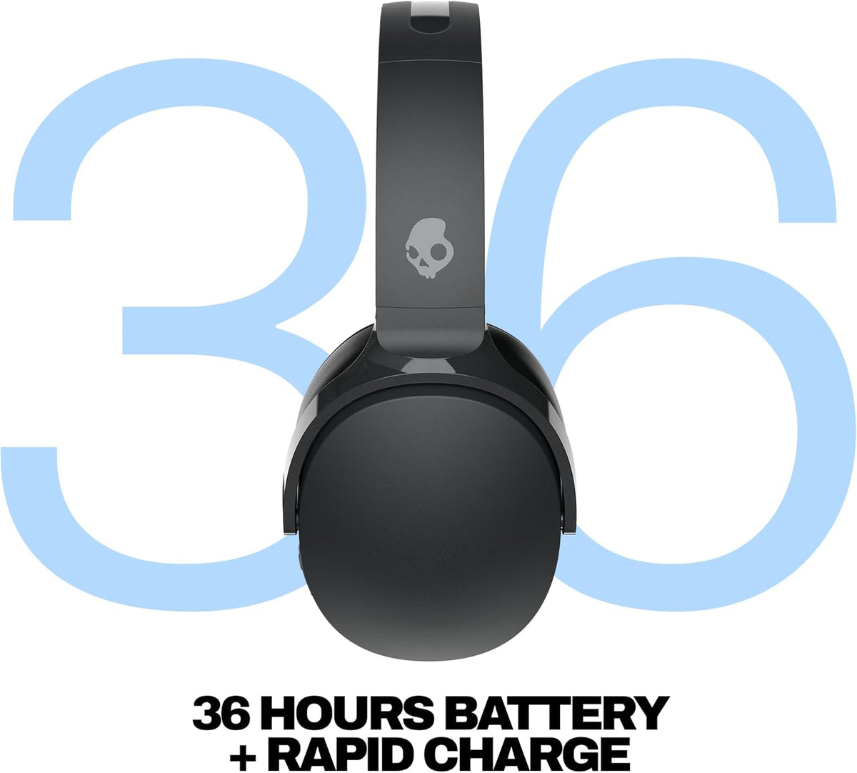 Skullcandy Hesh Evo Wireless Bluetooth Over-Ear Headphones – True Black