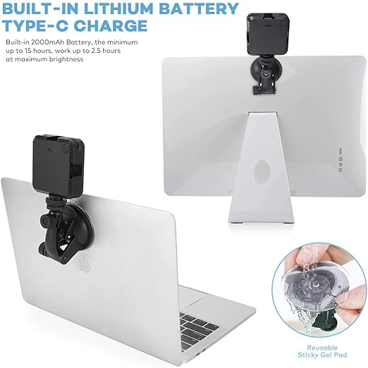 USB Clip Video Conference Light 6W Adjustable LED for Laptop Webcam Calls