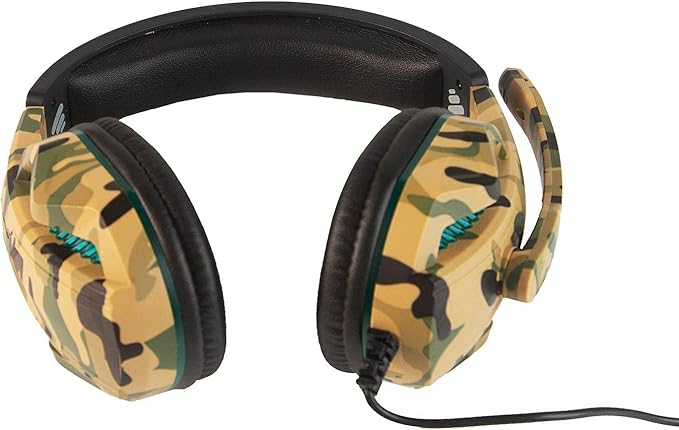 Camouflage Gaming Headset 3.5mm AUX Jack Wired Headphones Gamer Cool Game Headphone With Microphone  Built-In