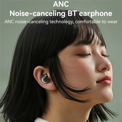 BT5.3 Long Battery Life Touch Control ANC Noise Reduction TWS Earphone Black