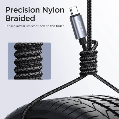 JOYROOM S-CL020A17 20W Type C - 8-Pin Right Angle Fast Charging Data Cable 1.2M
