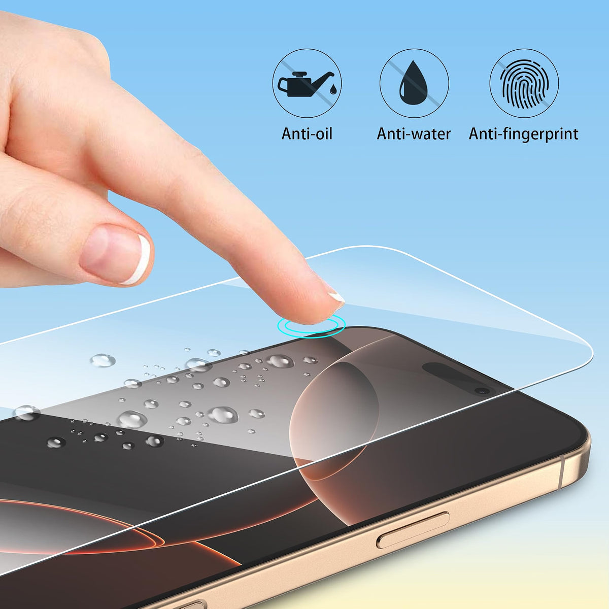 Clear Tempered Glass Screen Protector for iPhone 18 Pro / 18 Pro Max – Pack of 3