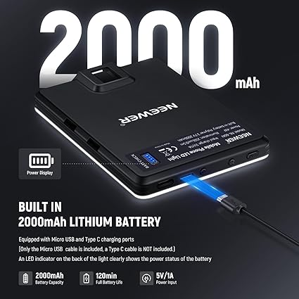 USB Clip Video Conference Light with Adjustable Brightness for Laptop