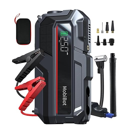 Portable Car Jump Starter Power Bank 6000mAh Emergency Battery Booster