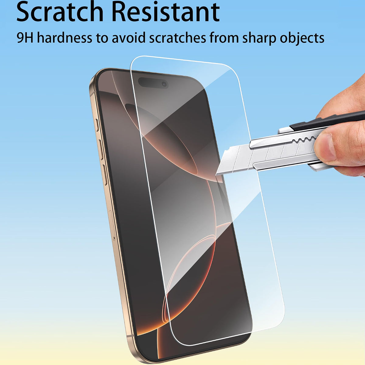 Clear Tempered Glass Screen Protector for iPhone 18 Pro / 18 Pro Max – Pack of 3