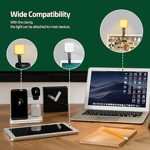 USB Clip Video Conference Light for Laptop Webcam Adjustable LED