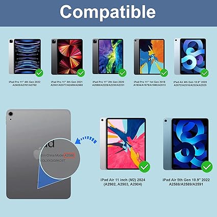 Yesido KB34B Magnetic Keyboard Case for iPad Pro 10.9 and iPad Air 2025