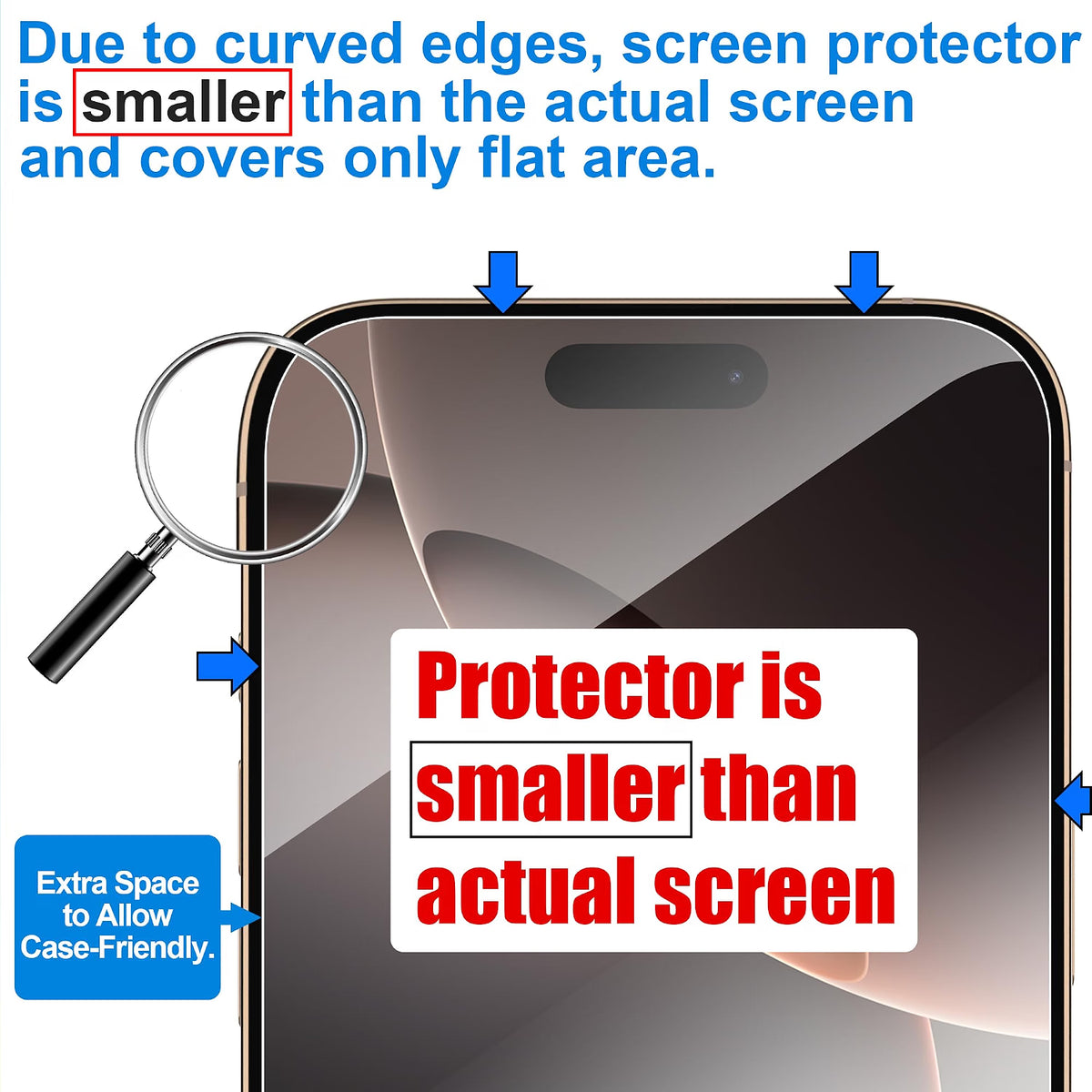 Clear Tempered Glass Screen Protector for iPhone 18 Pro / 18 Pro Max – Pack of 3