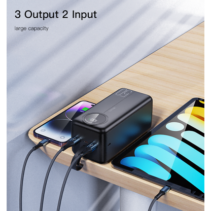 40000Mah Power Bank With Lcd Display 22 5W Fast Charging Usb Type C“ Premium Quality, Stylish & Durable Protective Case
