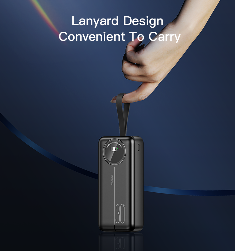 30000Mah Power Bank With Lcd Display 22 5W Fast Charging Usb Type C“ Premium Quality, Stylish & Durable Protective Case