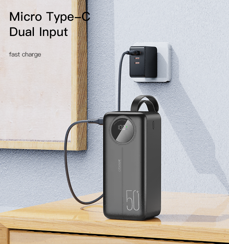 30000Mah Power Bank With Lcd Display 22 5W Fast Charging Usb Type C“ Premium Quality, Stylish & Durable Protective Case