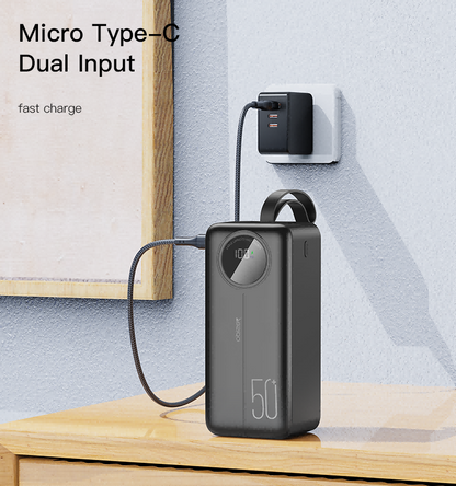 30000Mah Power Bank With Lcd Display 22 5W Fast Charging Usb Type C“ Premium Quality, Stylish & Durable Protective Case