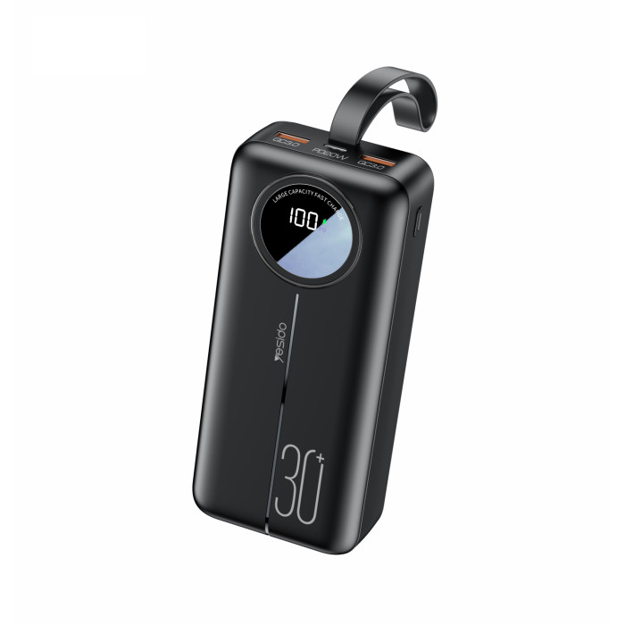 30000Mah Power Bank With Lcd Display 22 5W Fast Charging Usb Type C“ Premium Quality, Stylish & Durable Protective Case
