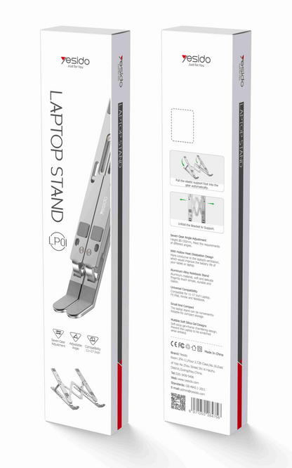 Aluminum Alloy Laptop Holder“ Premium Quality, Stylish & Durable Protective Case