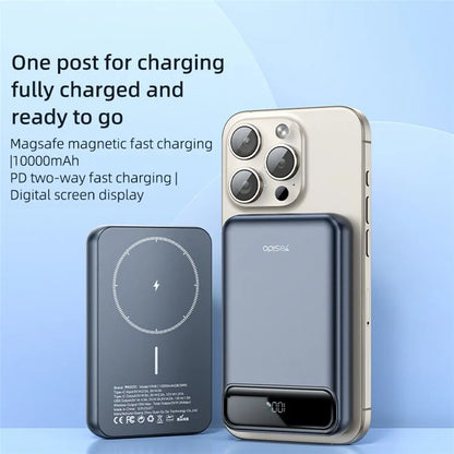 YESIDO YP49 Compatible with Mag:Safe 10000mAh Wireless Charging Power Bank