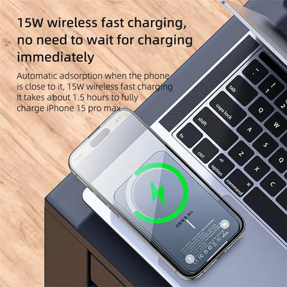 YESIDO YP49 Compatible with Mag:Safe 10000mAh Wireless Charging Power Bank
