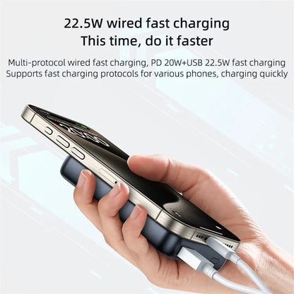 YESIDO YP49 Compatible with Mag:Safe 10000mAh Wireless Charging Power Bank