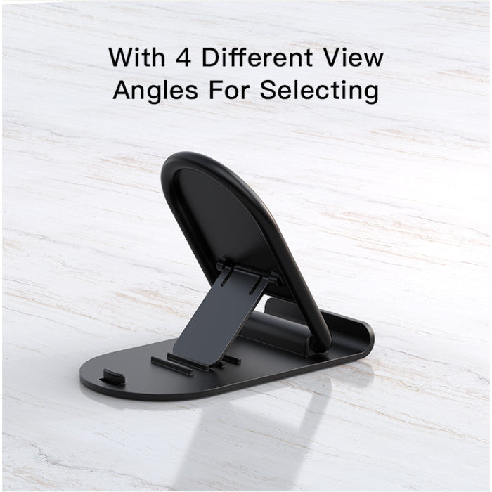 Adjustable Folding Plastic Phone Holder for Car and Desktop Use