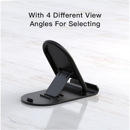 Adjustable Folding Plastic Phone Holder for Car and Desktop Use