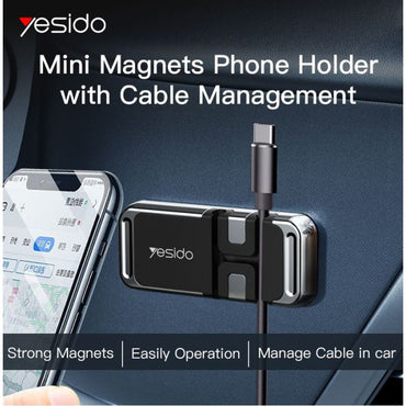 Magnetic Cable Organizer Holder Clip for Desk Car Office Charging Cables